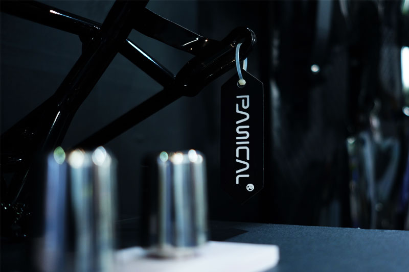PANICAL branded motorcycle accessory display at the 2021 Chongqing Motorcycle Expo