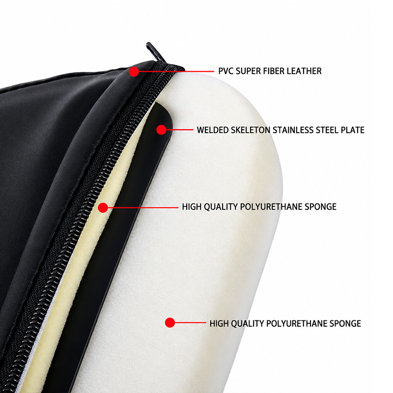 PANICAL Honda Gold Wing GL1800 matte rider backrest PVC leather polyurethane foam internal structure 2018-2026