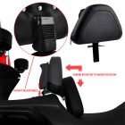 PANICAL Honda Gold Wing GL1800 Gen 1 quick-release rider backrest height and angle adjustment 2018-2026 black