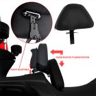 PANICAL Honda Gold Wing GL1800 matte Gen 1 quick-release rider backrest height and angle adjustment 2018-2026