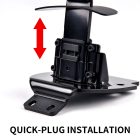 PANICAL Honda Gold Wing GL1800 matte Gen 1 quick-release rider backrest mounting base 2018-2026