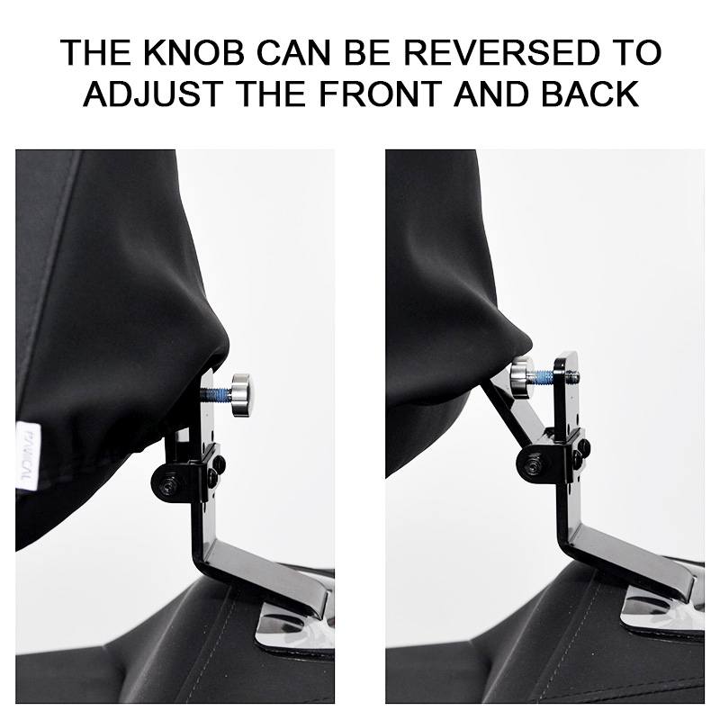 PANICAL Honda Gold Wing GL1800 dual-bracket adjustable rider backrest forward backward positioning 2018-2026 matte black