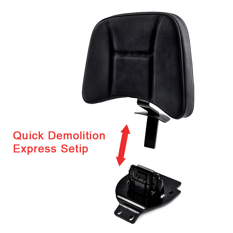 PANICAL Honda Gold Wing GL1800 H-Type Gen 2 quick-release rider backrest removable mounting bracket 2018-2026