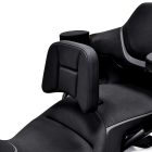 PANICAL Honda Gold Wing GL1800 H-Type bolt-on rider backrest installed on motorcycle 2018-2026 black