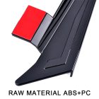 PANICAL Honda Gold Wing GL1800 gloss black rear fender filler panels ABS PC material with adhesive 2018-2026