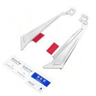 PANICAL bright chrome rear fender filler panel pair with 3M adhesive for Honda Gold Wing
