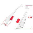 PANICAL Honda Gold Wing GL1800 rear fender filler panels 9.88 x 2.75 inch 2018-2026 bright chrome