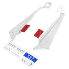 PANICAL pearl chrome rear fender filler panel pair with 3M adhesive for Honda Gold Wing