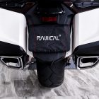PANICAL Honda Gold Wing GL1800 pearl chrome rear fender filler panels installed on motorcycle 2018-2026