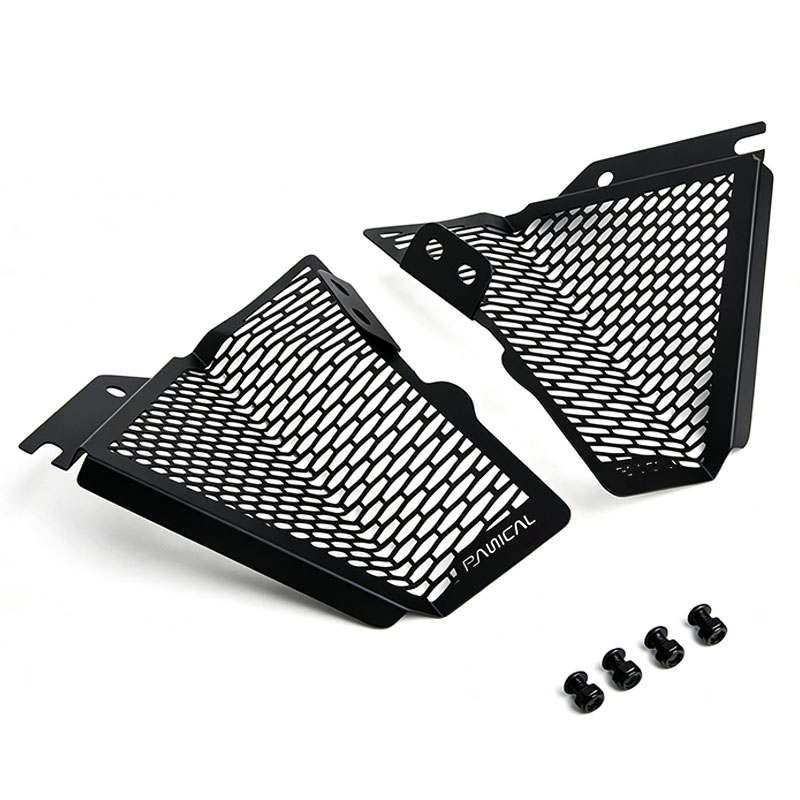 PANICAL Honda Gold Wing GL1800 radiator guard set with 304 stainless steel mounting screws