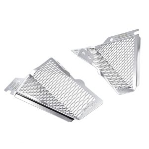 PANICAL Honda Gold Wing GL1800 radiator guard – silver