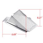PANICAL Honda Gold Wing GL1800 silver radiator guard 8.27 x 6.69 inch size 2018-2026