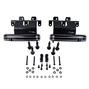 PANICAL 2021-2026 Honda Gold Wing GL1800 flip-out highway pegs with black hardware