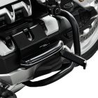 PANICAL Honda Gold Wing GL1800 black flip-out highway pegs installed on motorcycle 2021-2026