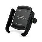 PANICAL 17mm ball mount motorcycle phone holder front view with manual locking knob