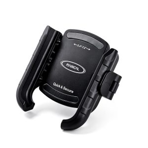 PANICAL 17mm quick adjust motorcycle phone holder front view