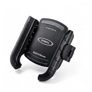 PANICAL 17mm quick adjust motorcycle phone holder front view
