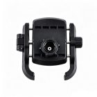 Rear view of PANICAL motorcycle phone holder with 17mm ball socket