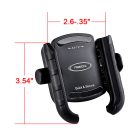 PANICAL 17mm quick adjust motorcycle phone holder for 65-90mm smartphones black