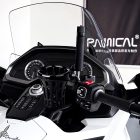 PANICAL Honda Gold Wing GL1800 16mm large drink holder installed on motorcycle 2018-2026 gloss black
