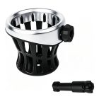 PANICAL small Pearl Chrome 16mm drink holder shown with mounting components