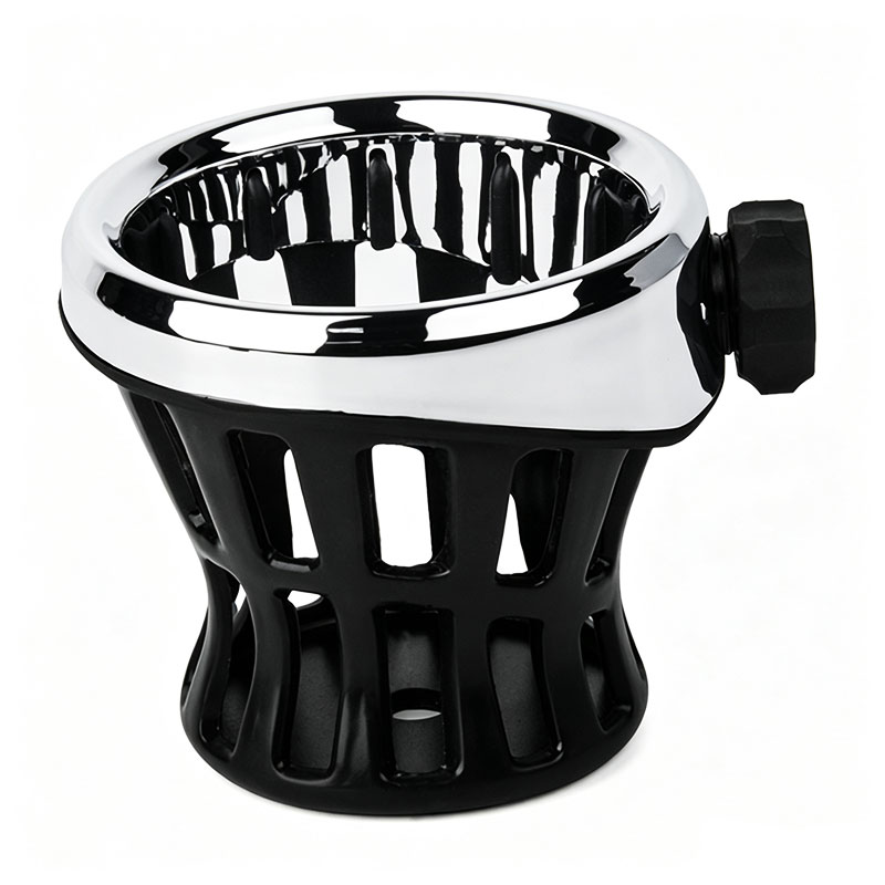 DS20221001-E-1 PANICAL Honda Gold Wing GL1800 small 16mm drink holder Bright Chrome