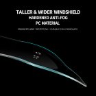 PANICAL Honda Gold Wing GL1800 26-inch tall wide windshield hardened anti-fog polycarbonate 2018-2026