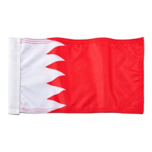 PANICAL Bahrain Motorcycle Flag double-layer 135 GSM fabric