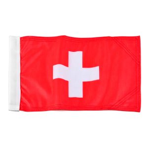 PANICAL Switzerland Motorcycle Flag double-layer 135 GSM fabric