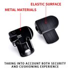 PANICAL universal foldable motorcycle foot pegs aluminum alloy with NBR anti-slip rubber pads