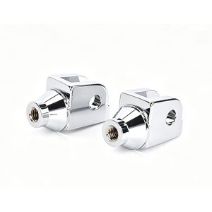 PANICAL Honda Motorcycle Footpeg Adapter electroplated silver for multiple Honda models
