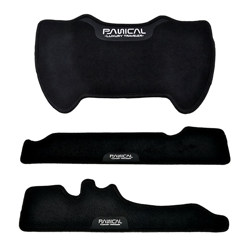 DS20220405-B-1 PANICAL 2018-2020 Gold Wing Tour Mat Kit with rear trunk and left right saddlebag mats, black 3-piece set for Honda GL1800 Tour