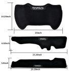 PANICAL 2018-2020 Gold Wing GL1800 Tour trunk and saddlebag mat kit dimensions