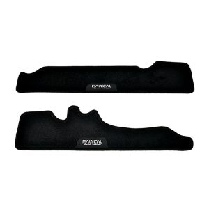 PANICAL Gold Wing GL1800 Saddlebag Mat Kit with black left and right carpet mats for 2018-2026 Honda Gold Wing F6B and Tour models