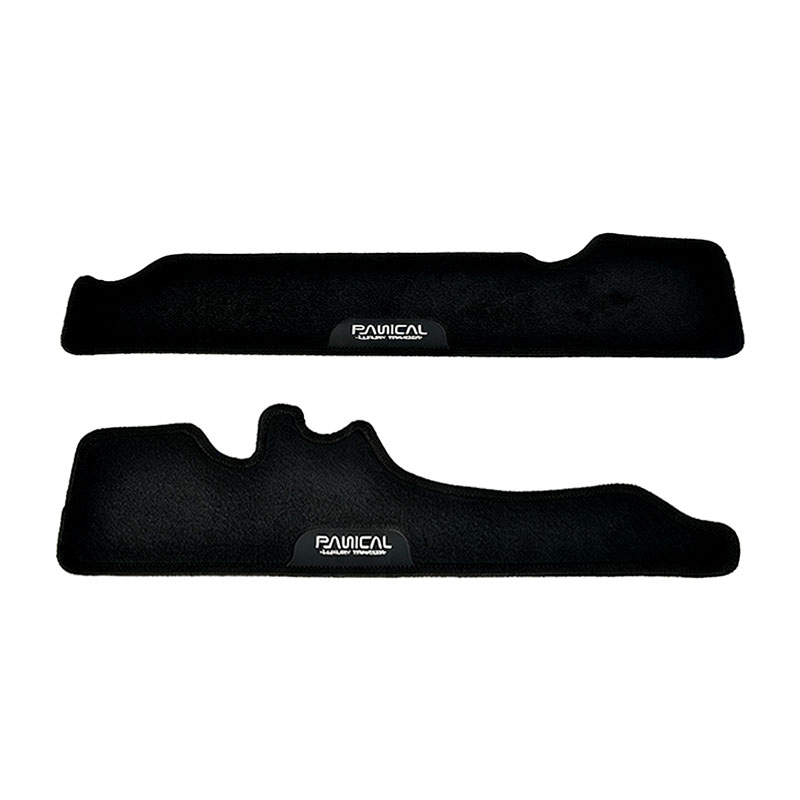 DS20220405-C-1 PANICAL Gold Wing GL1800 Saddlebag Mat Kit with black left and right carpet mats for 2018-2026 Honda Gold Wing F6B and Tour models