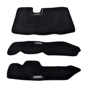PANICAL Gold Wing GL1800 Trunk & Saddlebag Mat Kit with black rear trunk and left right carpet mats for 2012-2017 Honda Gold Wing