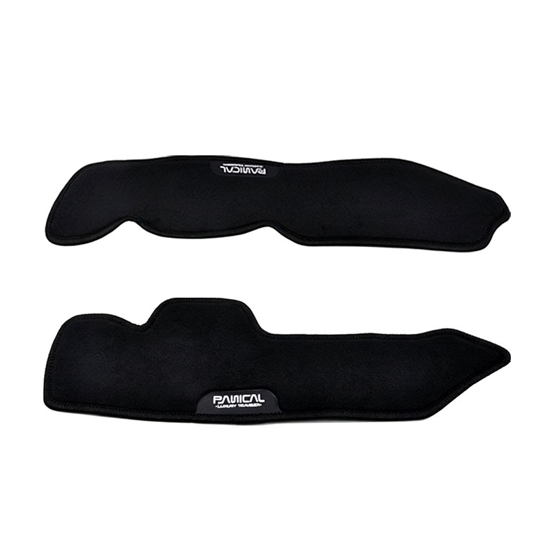 DS20220406-B-1 PANICAL Gold Wing GL1800 Saddlebag Mat Kit 2012-2017 with black left and right carpet mats for Honda Gold Wing GL1800 and F6B models