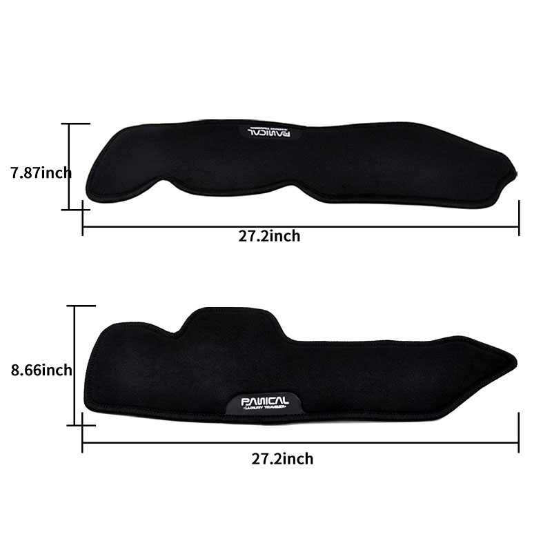 PANICAL Gold Wing GL1800 Saddlebag Mat Kit 2012-2017 dimensions with 27.2 inch left and right saddlebag mats
