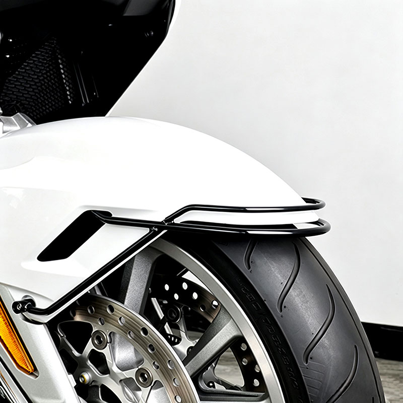 Gold Wing GL1800 Front Fender Bracket installed at front fender position
