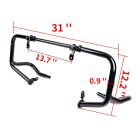 Gold Wing GL1800 Front Crash Bar dimensions and mounting measurements