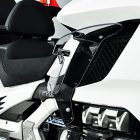 PANICAL Gold Wing GL1800 F6B Clear Side Air Deflectors installed on the side fairing of a 2018-2026 Honda Gold Wing