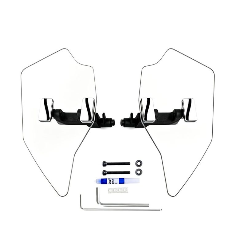 PANICAL Gold Wing GL1800 F6B Hand Wind Deflectors clear adjustable 4mm PC left and right set for 2018-2026 F6B and Tour models