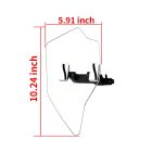 PANICAL Gold Wing GL1800 hand wind deflector dimensions 10.24 by 5.91 inches with 4 mm panel thickness