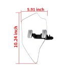 PANICAL Gold Wing GL1800 hand wind deflector dimensions 10.24 by 5.91 inches with 4 mm panel thickness