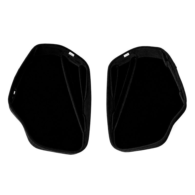 PANICAL Gold Wing GL1800 left and right saddlebag lid liners with black EVA velvet molded construction