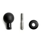 PANICAL 25mm Motorcycle Phone Mount Ball Adapter with reducing stud and mounting hardware