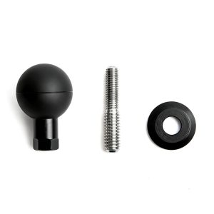 PANICAL 25mm Motorcycle Phone Mount Ball Adapter with reducing stud and mounting hardware