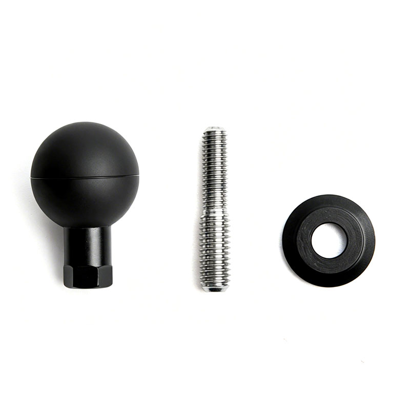 DS20230607-B-1 PANICAL 25mm Motorcycle Phone Mount Ball Adapter with reducing stud and mounting hardware