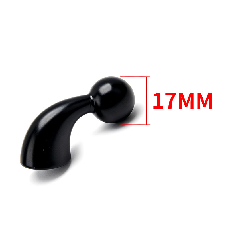 17mm Motorcycle Bent Ball Mount with M6 threaded blind hole detail