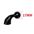17mm Motorcycle Bent Ball Mount dimensions and through hole size